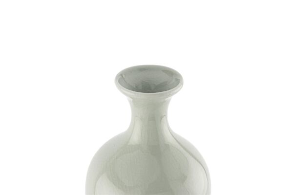 Mikasa Moor Yeşil Noktalı Porselen Vazo 15x45cm
