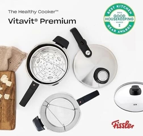 Fissler Vitavit Premium Mat Düdüklü Tencere 8.0L+4.0L