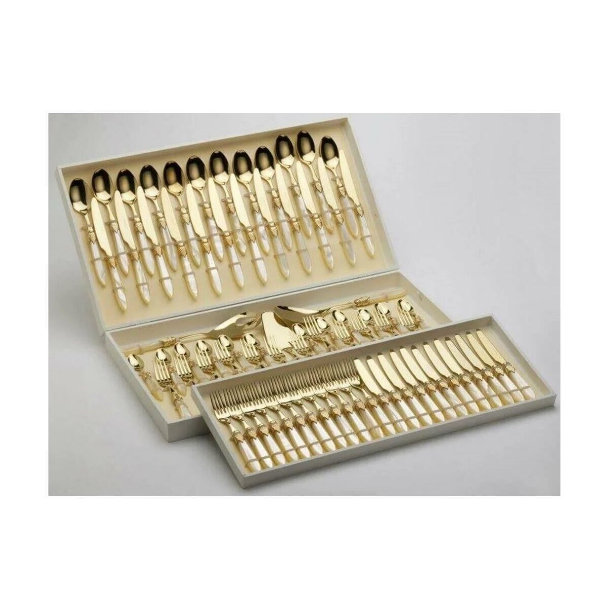Rivadossi Laura Oro Kemik 75 Parça Çatal Bıçak Seti