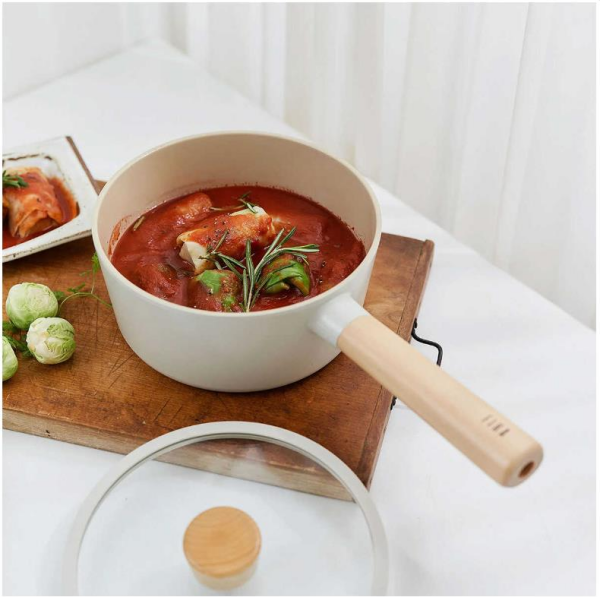 Neoflam D-NEOF218 Fika Alüminyum Döküm Sos Tencere 18 cm