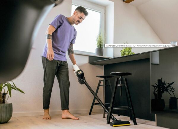 Karcher VC 4 Cordless Premium Myhome 21.6 V Kablosuz Şarjlı Dikey Süpürge