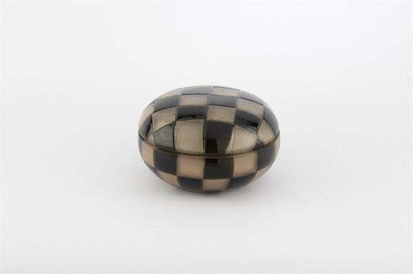 Mikasa Moor Siyah Krem Kapaklı Cam Mum Bergamot 13x8cm