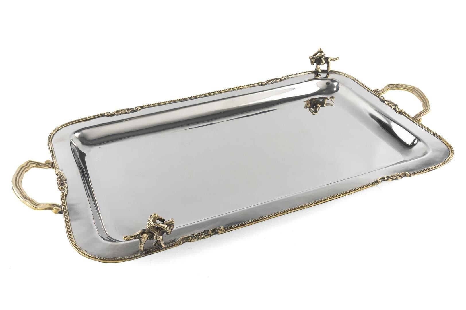 Mikasa Moor Gold Gümüş Tepsi 56x29x5 cm