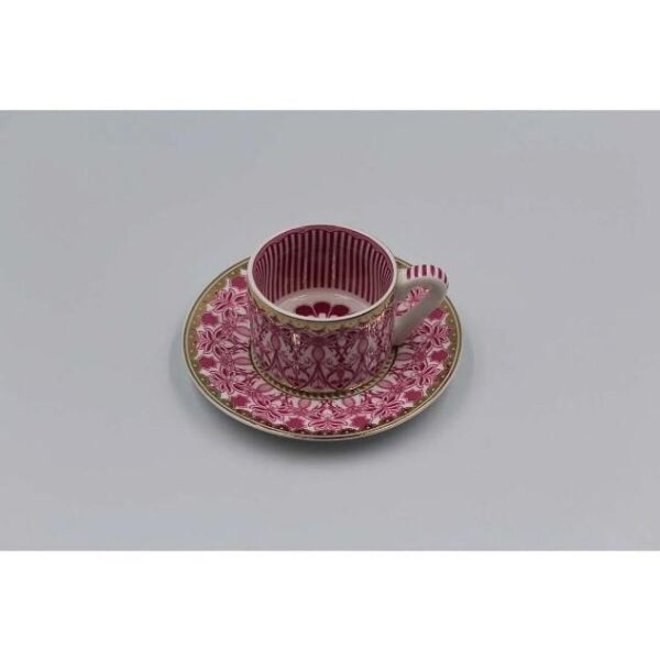Kosova FNC-08 Bone China 90cc 6 lı Fincan Çiçek/Papatya