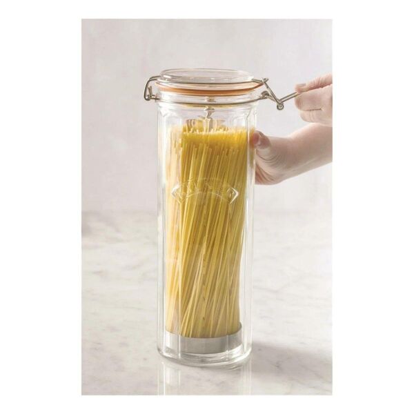 Kilner Klipsli Yuvarlak Spagetti Kavanozu 2.2 Litre
