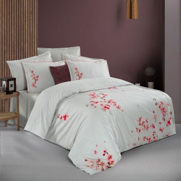 Sarev Orıana Fancy Nevresim Takımı Çift Kişilik 2 Yastık Pembe