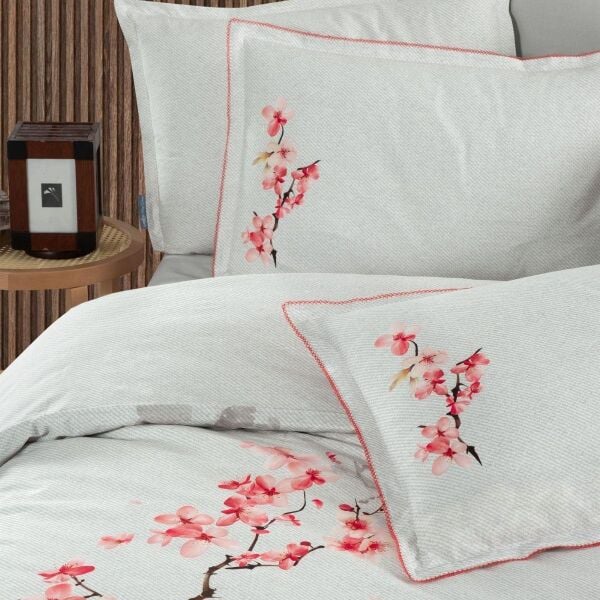 Sarev Orıana Fancy Nevresim Takımı Çift Kişilik 2 Yastık Pembe