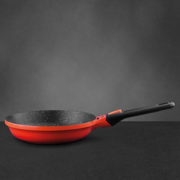 Berghoff 2307411 Gem Çıkarılabilir Saplı Stay Cool Döküm Alüminyum Tava Turuncu 24 Cm