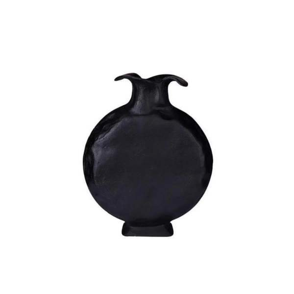 Lucky Art Siyah Modern Vazo 26x7x33 cm