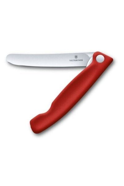 Victorinox 6.7801.FB SwissClassic 11 cm Katlanabilir Soyma Bıçak Kırmızı