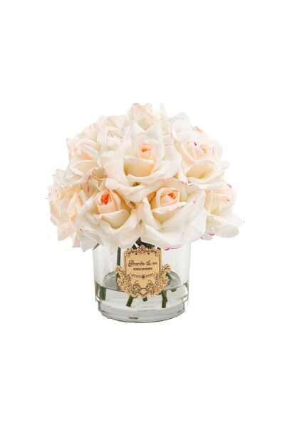 Guerlie&Co 15 Güllü Krem Pembe Kristal Gold Cam