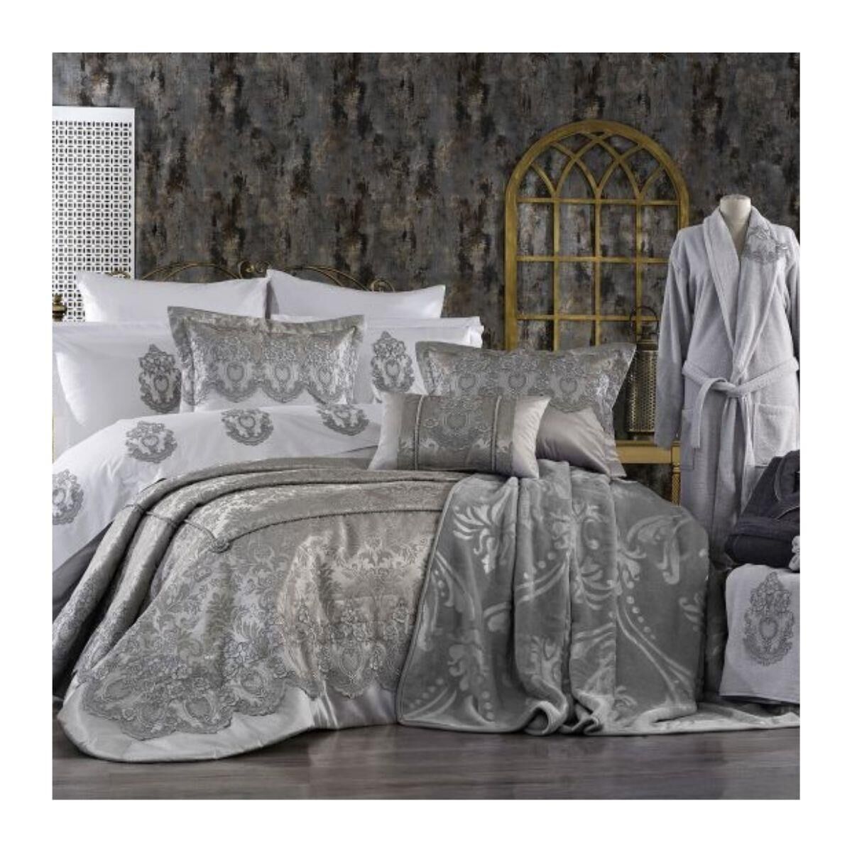 Zebra Casa Bolero Gri Premium Çeyiz Seti