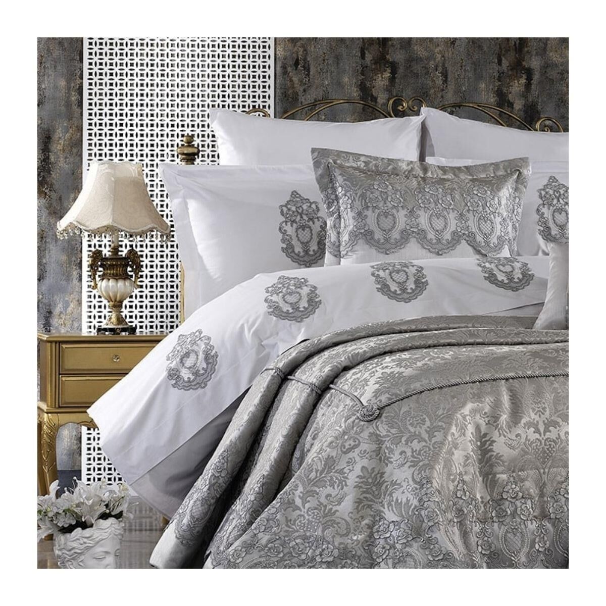 Zebra Casa Bolero Gri Premium Çeyiz Seti