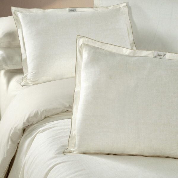 Sarev Solo Tone Rnf Nevresim Takımı Çift Kişilik 2 Yastık Ekru