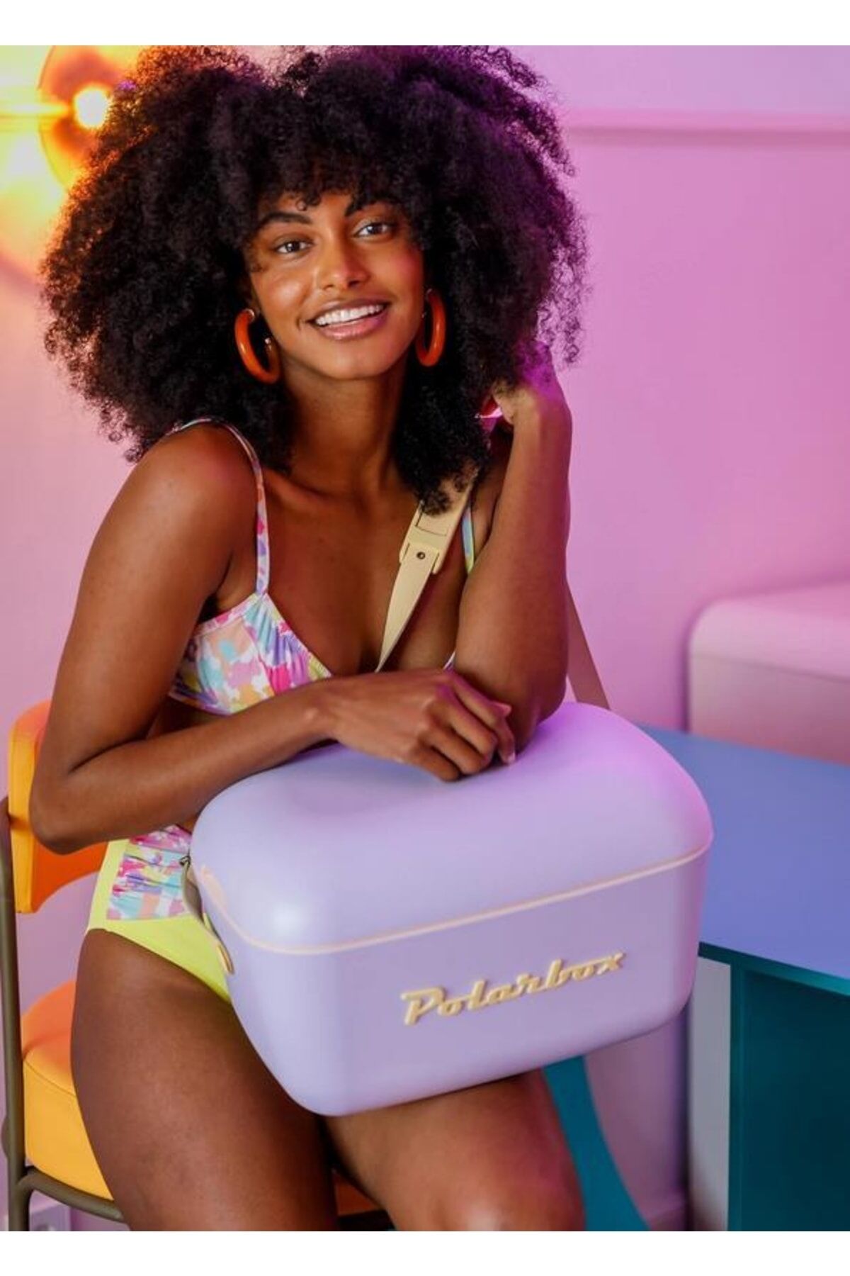 The Mia Taşınabilir Soğtucu Çanta Lila 20 lt