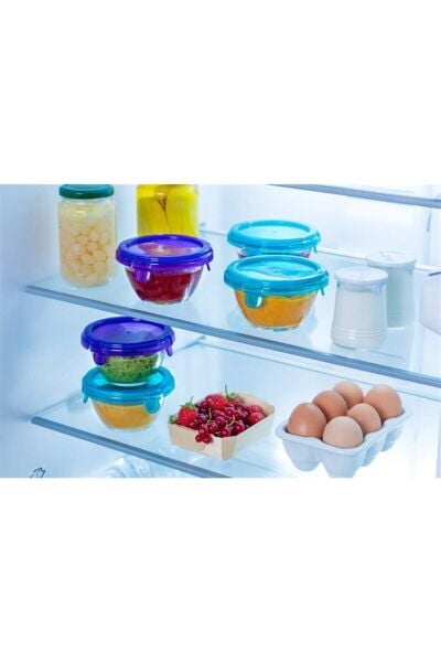 Pyrex 913S017/7040 Yuvarlak Saklama Kabı Mor 0,2 Lt