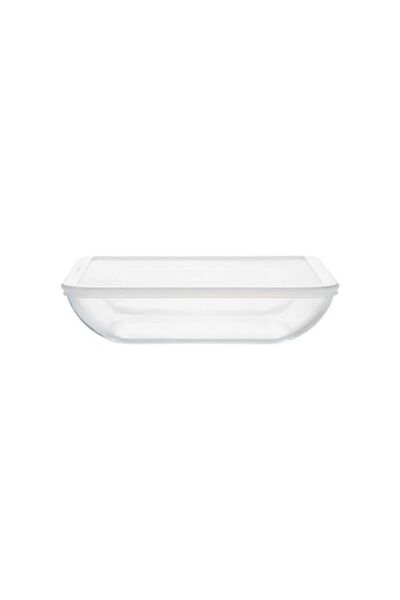 Pyrex 343P000/3046 Dikdörtgen Fırın Kabı + Kapak 25 x 20 x 8 cm