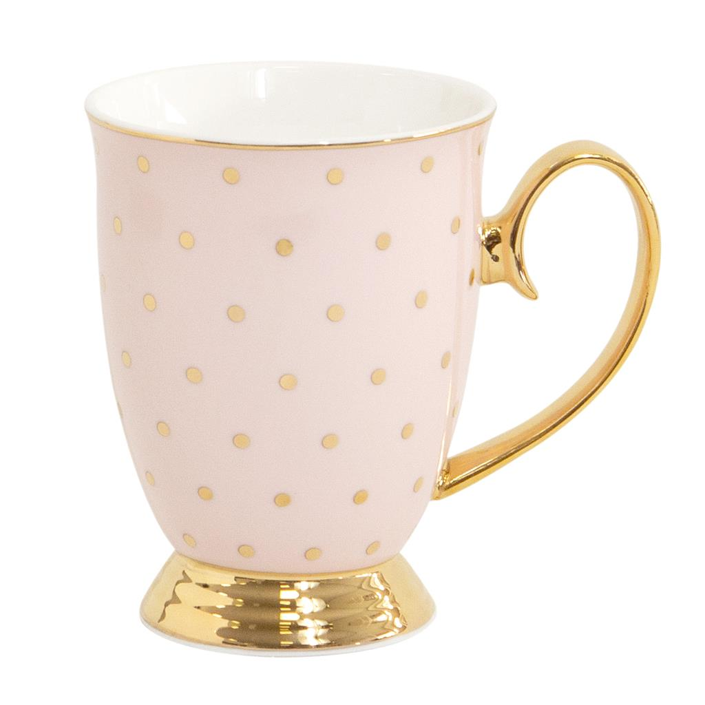 Cristina Re Mug Polka Gold Blush