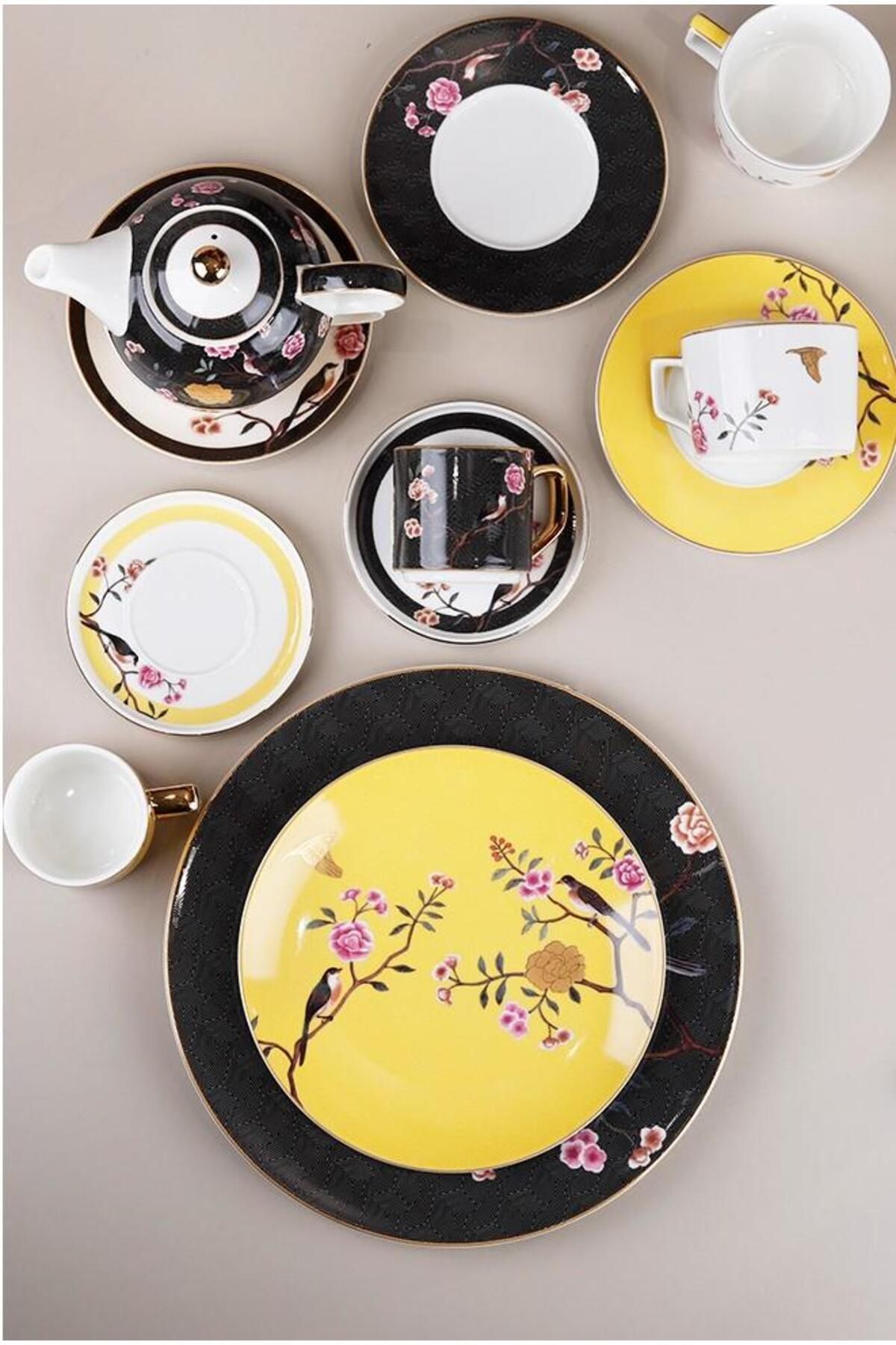 Lucky Art Lucile 6 Lı Servis Tabağı 20 Cm