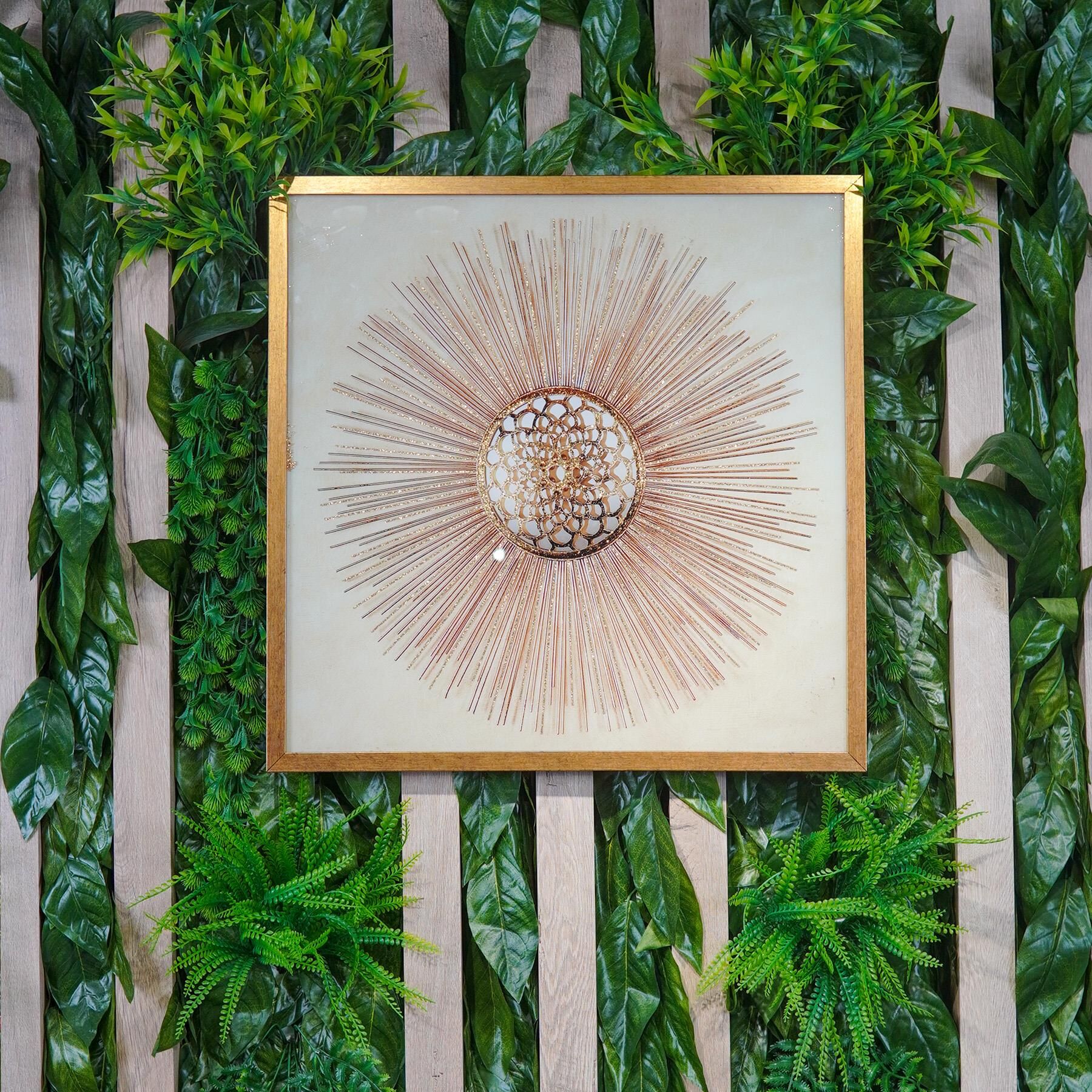 Magic Home CT1016 Cam Baskı Çerçeveli 60x60 2 li Set Tablo