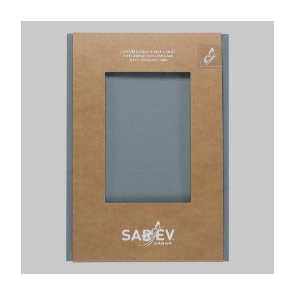Sarev New Slow City 160X200 Fıtted Sheet Mavi