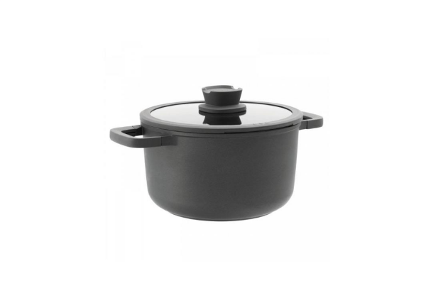 Berghoff Leo 3950303 Döküm Alüminyum Kapaklı Tencere 24 x 14 Cm