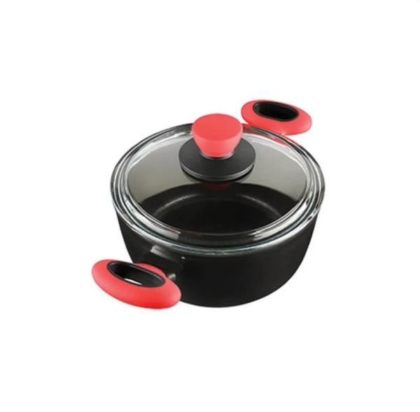 Leggno Clr2828dt24rd Colorgy Titanium Tencere Kırmızı 24 Cm