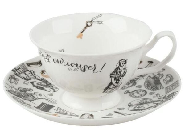Mikasa x V&A Alice In Wonderland 210ml Porselen Çay Fincanı