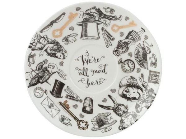 Mikasa x V&A Alice In Wonderland 210ml Porselen Çay Fincanı