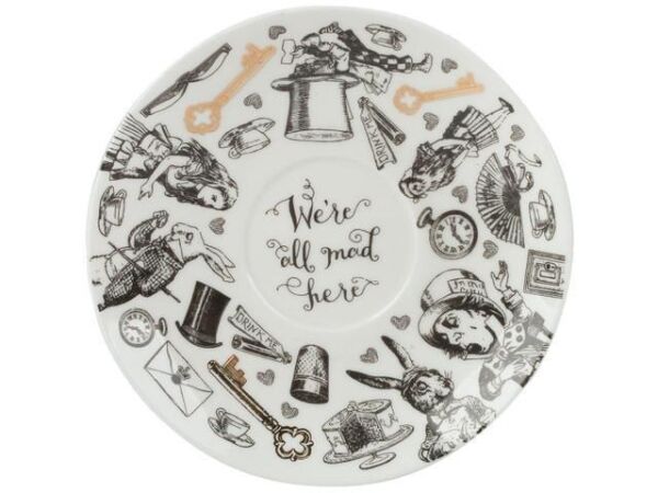 Mikasa x V&A Alice In Wonderland 210ml Porselen Çay Fincanı