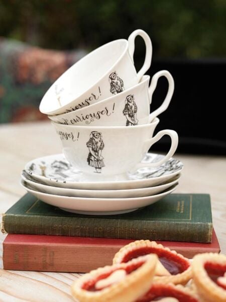 Mikasa x V&A Alice In Wonderland 210ml Porselen Çay Fincanı