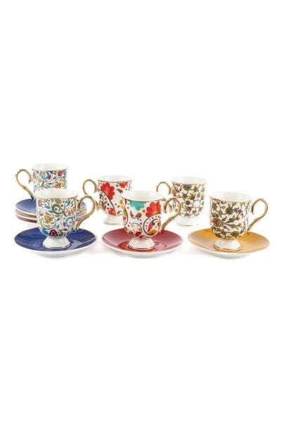 Mikasa Moor Ottoman 6lı Kahve Fincanı Seti 90cc