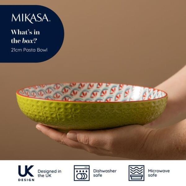 Mikasa Glazed Seramik Bowl Kase 21x5cm