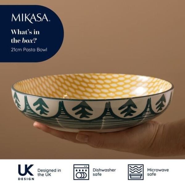 Mikasa Glazed Seramik Bowl Kase 21x5cm