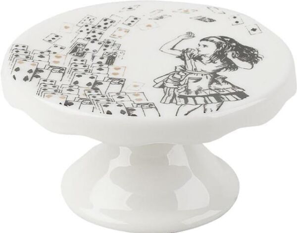 Mikasa x V&A Alice In Wonderland Porselen 10cm 2li Kek, Pasta Standı
