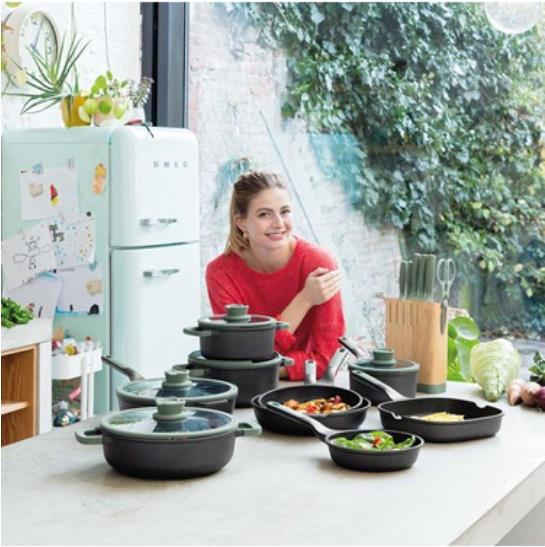 Berghoff 8500971 Leo 24 Cm Döküm Tava Yeşil