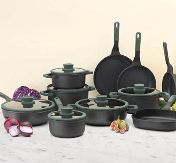 Berghoff 8500974 Leo 18 Cm Döküm Sosluk Tencere Yeşil