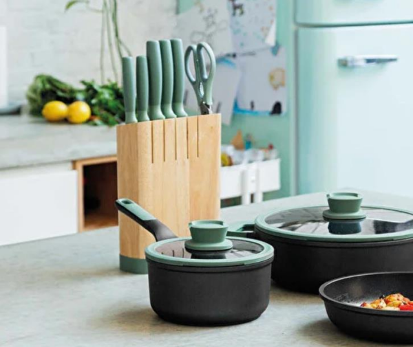 Berghoff 8500974 Leo 18 Cm Döküm Sosluk Tencere Yeşil