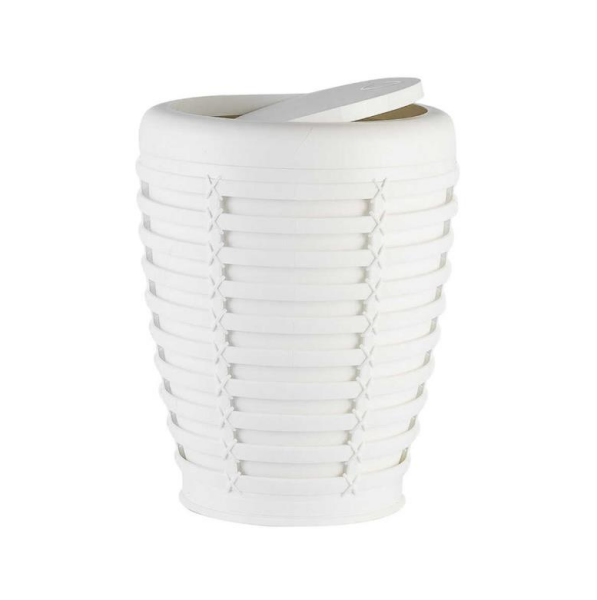 Primanova Palm Çöp Kovası Beyaz