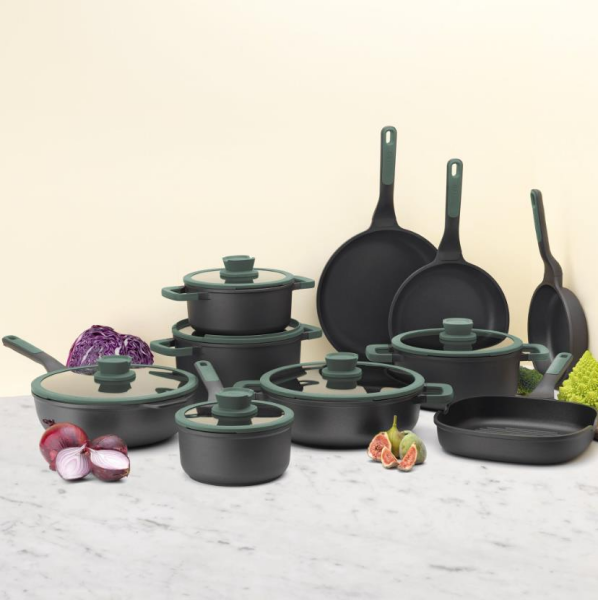 Berghoff 8500976 Leo 28 Cm Wok Tava Yeşil