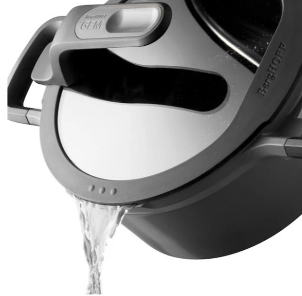 Berghoff Gem 8501027 Stay Cool Pilav Tenceresi Gri 24 Cm