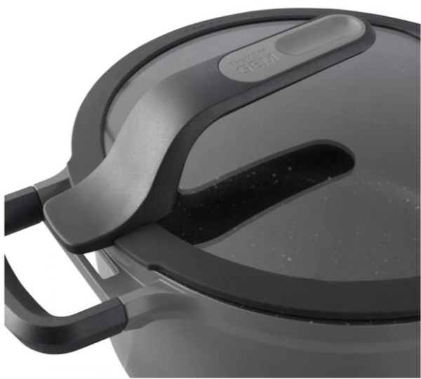 Berghoff Gem 8501027 Stay Cool Pilav Tenceresi Gri 24 Cm