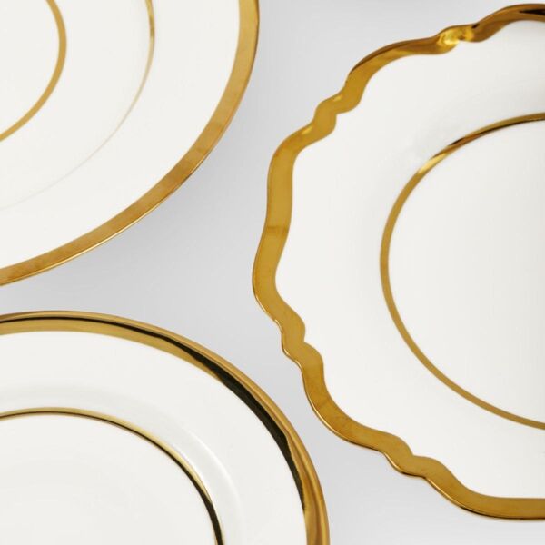 Pols Potten Golden Finds Plates & Bowl Set