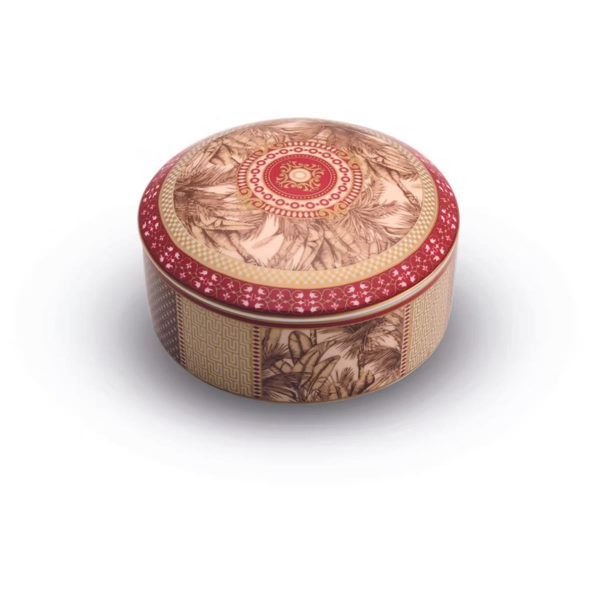 Pozzi Milano Living Porselen Kapaklı Kutu 13 x 6,5 cm