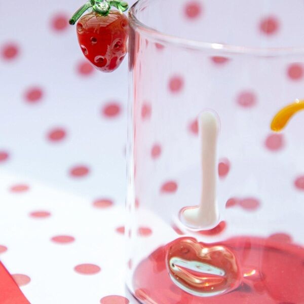 Baci Milano Romeo&Giulietta 2'li Bardak Seti Cam Kırmızı 370 ML