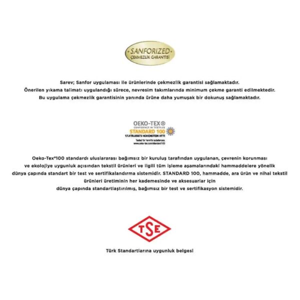 Sarev Vegas Fancy Poplin Nevresim Takımı Bej Çift Kişilik