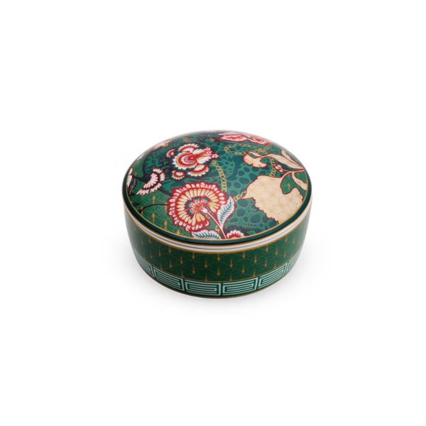 Pozzi Milano Living Porselen Kapaklı Kutu 10 x 5,5 cm