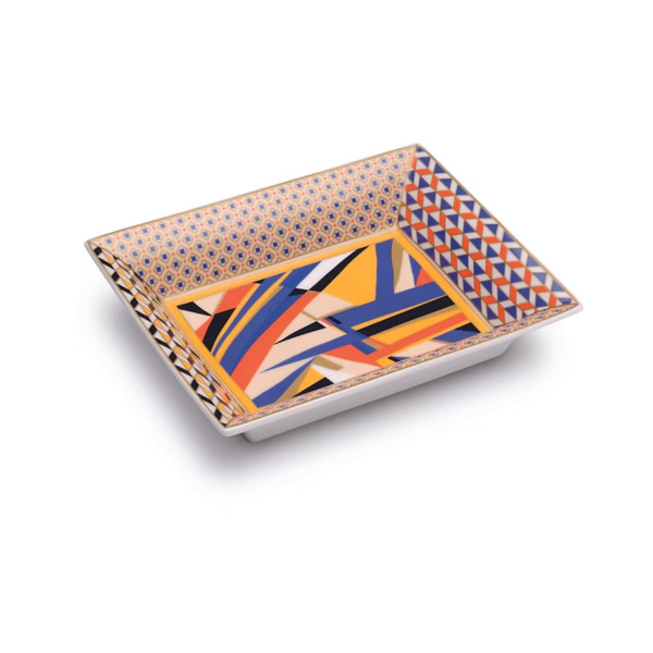 Pozzi Milano Living Porselen Dekoratif Tabak 19,5 x 15,5 cm