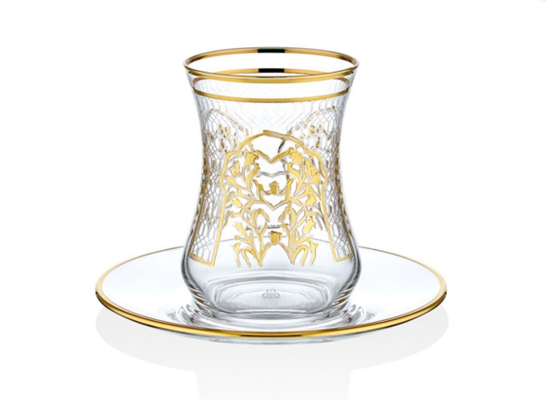 Decorium M00719 Çay Takımı 12 Parça Florance Altın