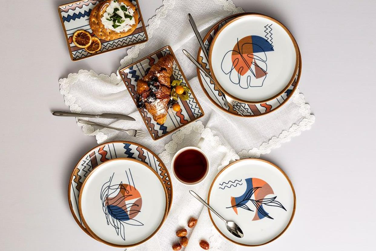 Porland Vignetta 18 Parça 6 Kişilik İkram & Kahvaltı Takımı